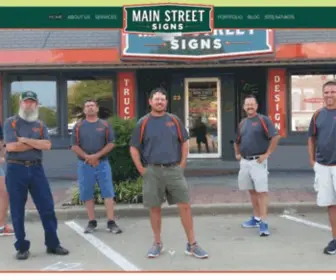 Mainstreetsigns.com(Mainstreetsigns) Screenshot