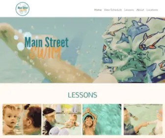 Mainstreetswimschool.com(Swimming Lessons) Screenshot