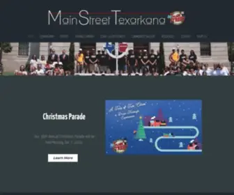 Mainstreettexarkana.org(Main Street Texarkana) Screenshot