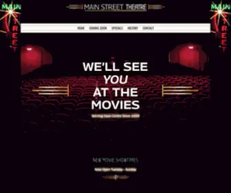 Mainstreettheatremn.com(New Movie Showtimes Sauk Centre MN) Screenshot