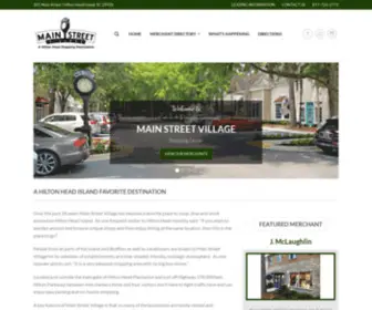 Mainstreetvillagehhi.com(Hilton Head Island) Screenshot