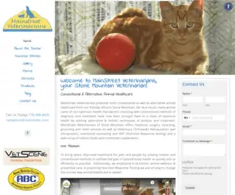 Mainstvets.com(MainStreet Veterinarians of Stone Mountain) Screenshot