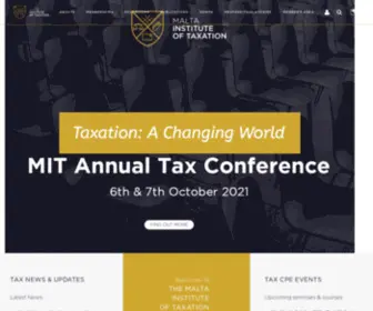 Maintax.org(Malta Institute of Taxation) Screenshot