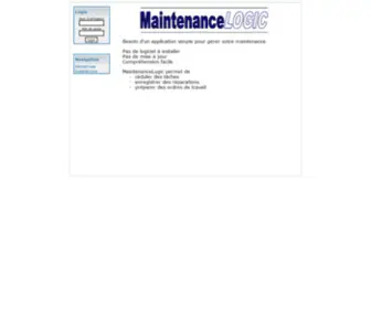 Maintenancelogic.ca(Pi鑓es) Screenshot
