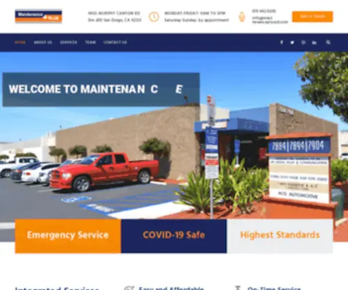 Maintenanceplussd.com(Property maintenance Company) Screenshot