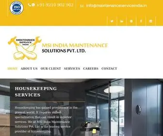 Maintenanceserviceindia.in(Facility management companies) Screenshot