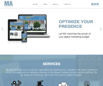 Mainteractivegroup.com(MA Interactive MA Interactive Home) Screenshot