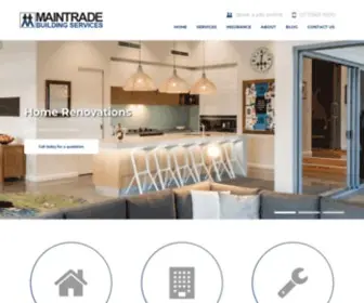 Maintrade.com.au(Home Repairs) Screenshot