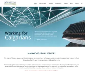 Mainwoodlegal.com(Mainwood Legal Services) Screenshot