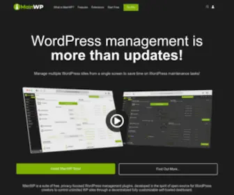 Mainwp.com(Private WordPress Manager to Manage Multiple Sites) Screenshot