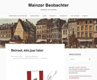 Mainzerbeobachter.com(Weblog van Jona Lendering) Screenshot