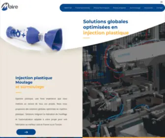 Maire-SA.com(Injection plastique Moulage et surmoulage) Screenshot