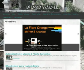 Mairie-Arcambal.fr(Arcambal) Screenshot