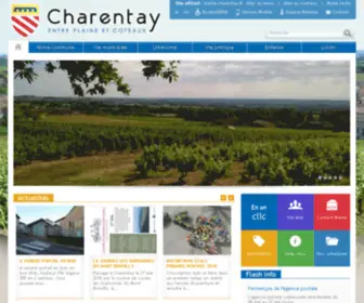 Mairie-Charentay.fr(Site officiel de la commune) Screenshot