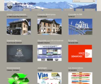 Mairie-Chatel.com(Mairie de Châtel) Screenshot