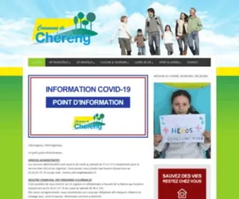 Mairie-Chereng.fr(Bienvenue à Chéreng) Screenshot