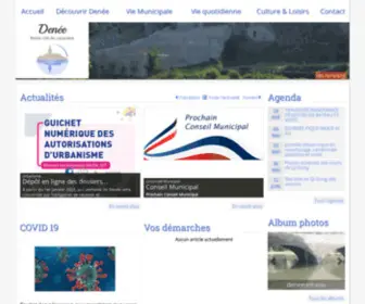 Mairie-Denee.fr(Denée) Screenshot