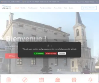 Mairie-Genlis.fr(Mairie Genlis) Screenshot