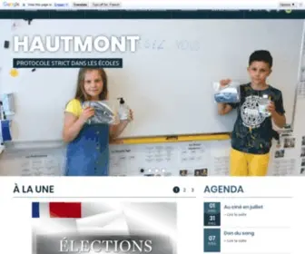 Mairie-Hautmont.fr(Mairie de Hautmont) Screenshot