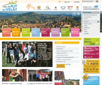 Mairie-LE-Puy-EN-Velay.fr(Site officiel de la mairie du Puy) Screenshot