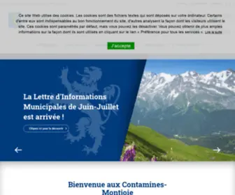 Mairie-Lescontamines.com(Mairie Les Contamines) Screenshot