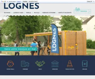 Mairie-Lognes.fr(Mairie de Lognes) Screenshot