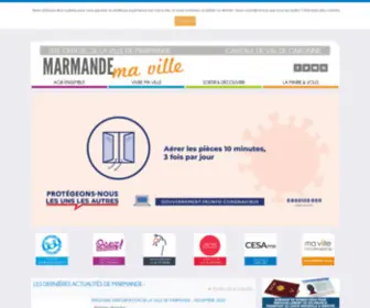 Mairie-Marmande.fr(Ville de Marmande) Screenshot