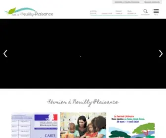 Mairie-Neuillyplaisance.com(Site officiel de la Mairie de Neuilly) Screenshot
