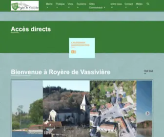Mairie-Royeredevassiviere.fr(Royère) Screenshot