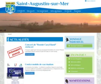 Mairie-Saint-Augustin.fr(Forêt) Screenshot