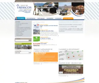 Mairie-Tarascon.com(Site de la mairie de Tarascon) Screenshot