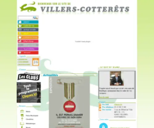 Mairie-Villerscotterets.fr(Mairie de Villers) Screenshot