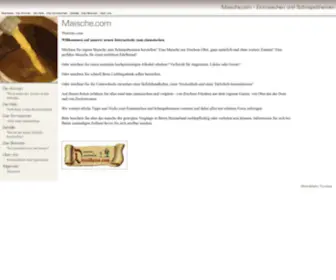 Maische.com(Info zum Einmaischen und Schnapsbrennen) Screenshot