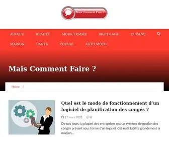 Maiscommentfaire.fr(Mais Comment Faire) Screenshot