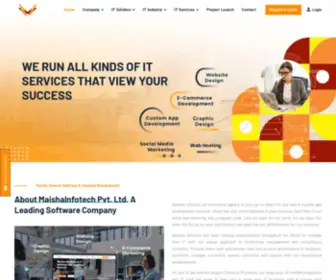 Maishainfotech.com(Discover why Maisha Infotech) Screenshot