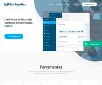 Maisjuridico.com.br(Software Jurídico Completo Para Sua Advocacia) Screenshot