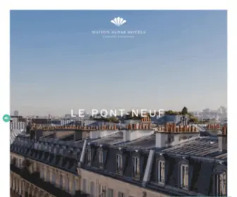 Maison-Albar-Hotel-Paris-Celine.com(Maison Albar Hotel Paris Celine) Screenshot