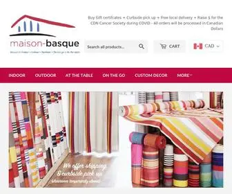 Maison-Basque.com(Maison Basque) Screenshot