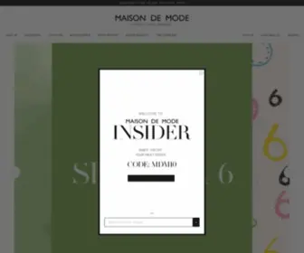 Maison-DE-Mode.com(Sustainable Fashion Decor) Screenshot