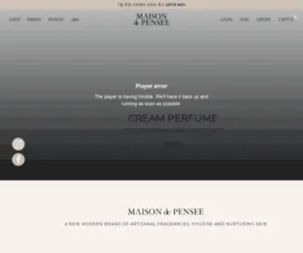 Maison-DE-Pensee.com(메종드펜세) Screenshot