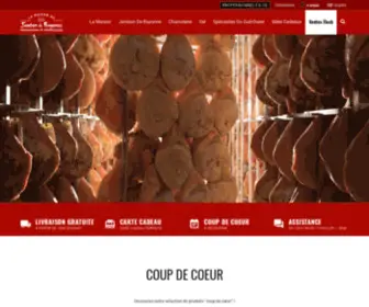 Maison-DU-Jambon-DE-Bayonne.com(Découvrez les produits de la Maison du Jambon de Bayonne) Screenshot