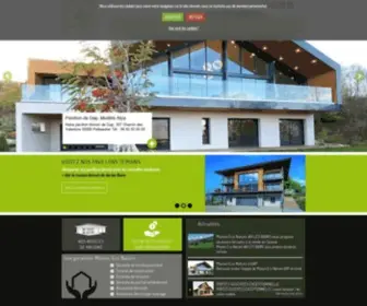 Maison-Eco-Nature.com(Constructeur de maisons bois) Screenshot