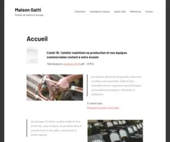 Maison-Gatti.com(Maison Gatti) Screenshot