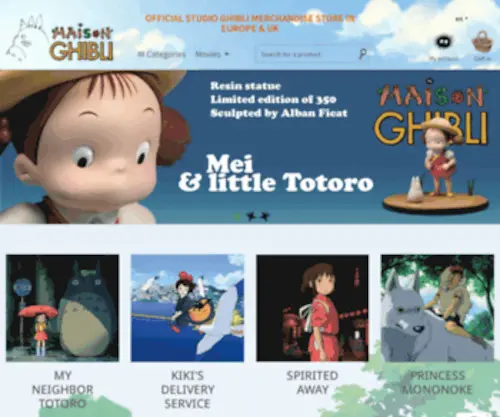 Maison-Ghibli.com(Maison Ghibli) Screenshot