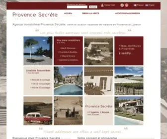 Maison-Mas-Propriete-Provence-Luberon.com(Immobilier Luberon : Provence secrete) Screenshot