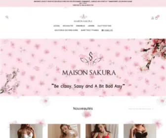 Maison-Sakura.com(Votre boutique de lingerie) Screenshot