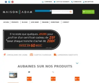 Maisonadam.ca(Magasin d) Screenshot