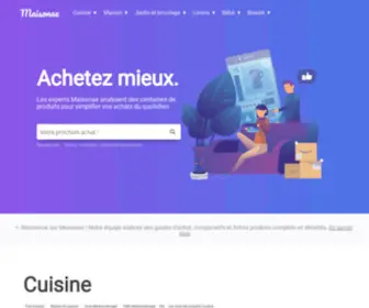 Maisonae.fr(Comparatif et guide d'achat pour l'équipement maison) Screenshot