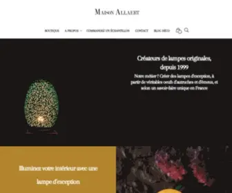 Maisonallaert.com(Maison Allaert) Screenshot