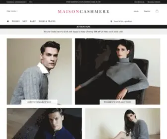 Maisoncashmere.com(Maisoncashmere) Screenshot